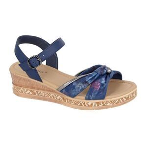 Cipriata Womens/Ladies Sarina Metallic Sandals / Navy